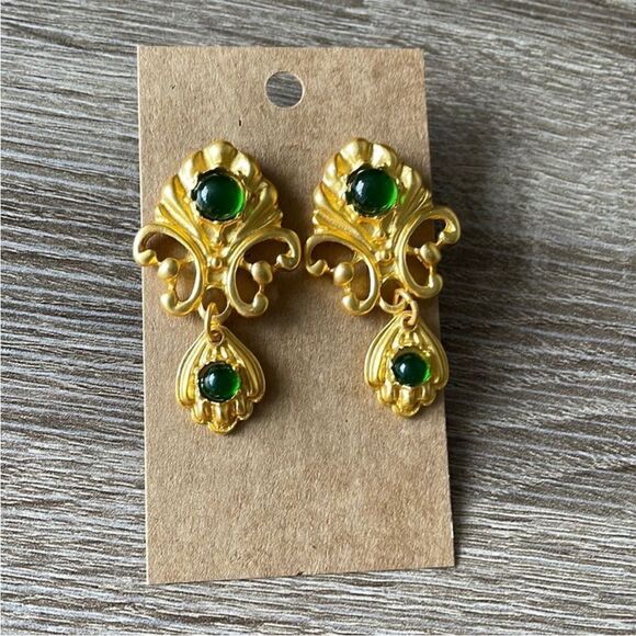 Vintage style earrings M245 - Picture 4 of 5